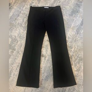 Vintage Charlotte Russe Black Flared Trousers Size 13 and Fabulously Slimming